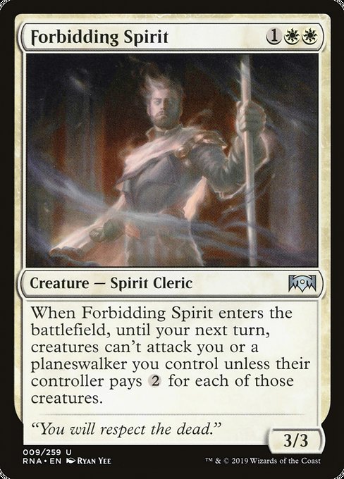 Forbidding Spirit [Ravnica Allegiance] | Galactic Gamez