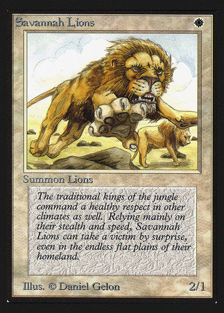 Savannah Lions (CE) [Collectors’ Edition] | Galactic Gamez
