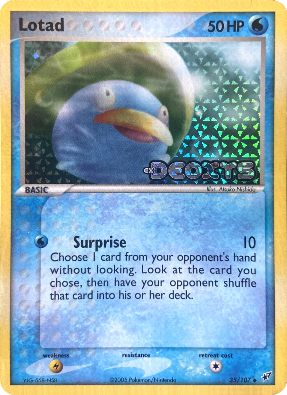 Lotad (35/107) (Stamped) [EX: Deoxys] | Galactic Gamez