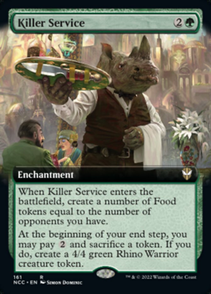 Killer Service (Extended Art) [Streets of New Capenna Commander] | Galactic Gamez