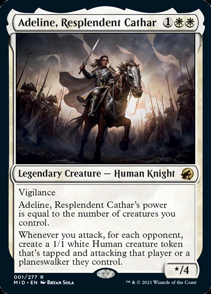 Adeline, Resplendent Cathar [Innistrad: Midnight Hunt] | Galactic Gamez