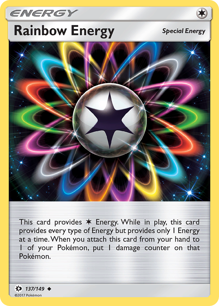 Rainbow Energy (137/149) [Sun & Moon: Base Set] | Galactic Gamez