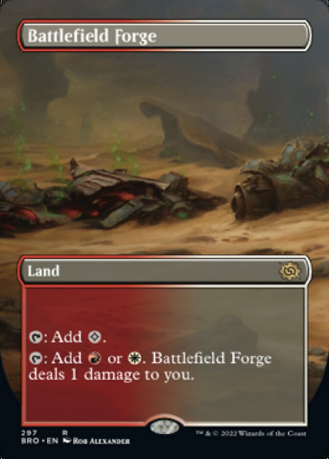 Battlefield Forge (Borderless Alternate Art) [The Brothers' War] | Galactic Gamez