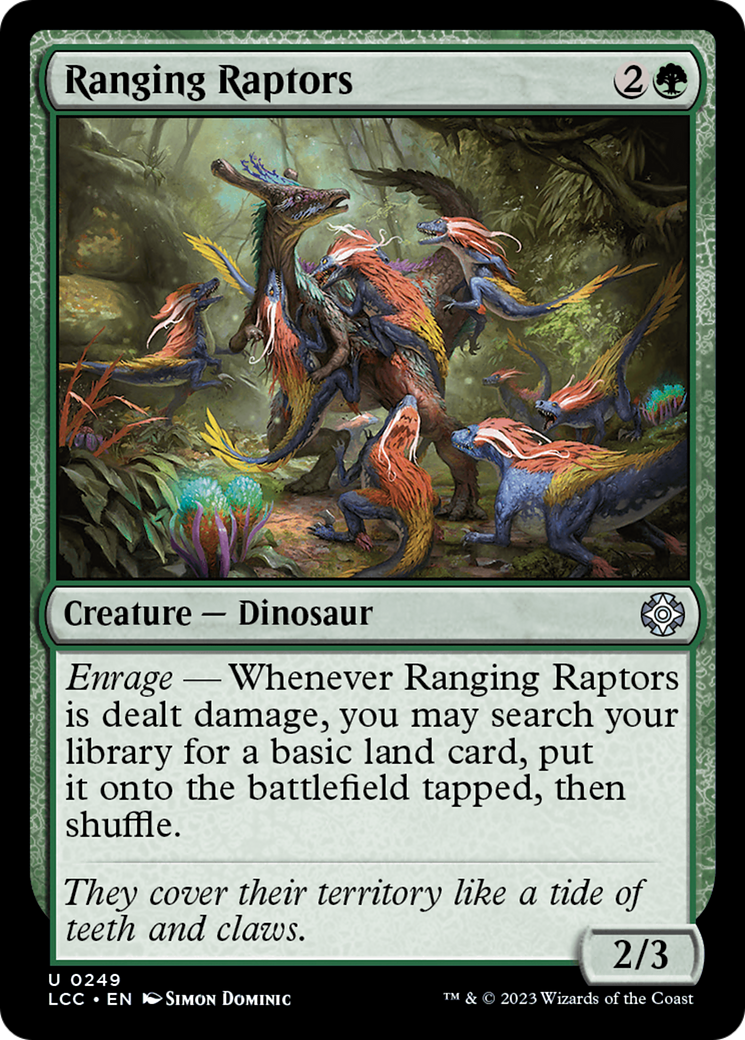 Ranging Raptors [The Lost Caverns of Ixalan Commander] | Galactic Gamez