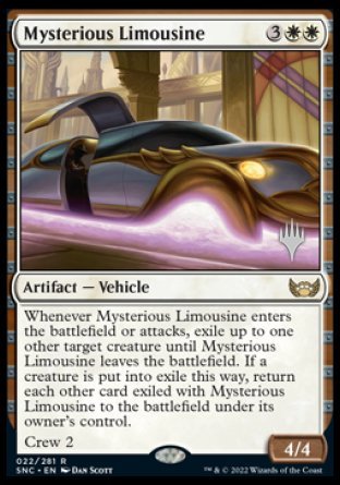 Mysterious Limousine (Promo Pack) [Streets of New Capenna Promos] | Galactic Gamez