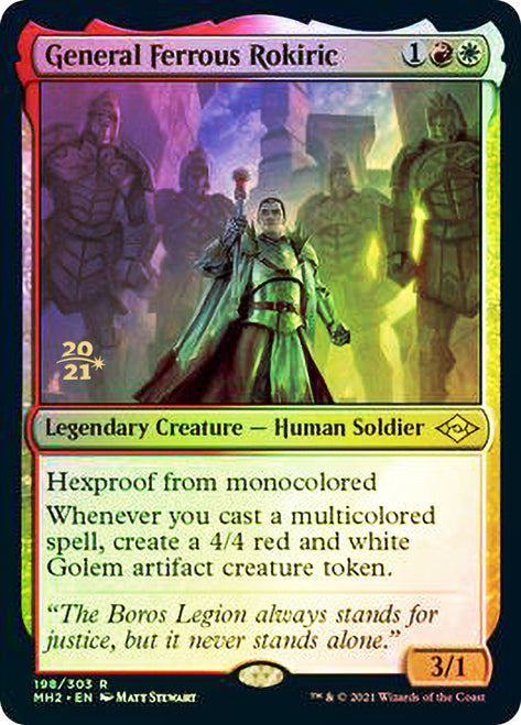 General Ferrous Rokiric [Modern Horizons 2 Prerelease Promos] | Galactic Gamez