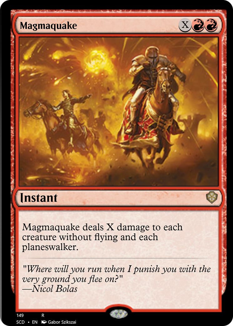 Magmaquake [Starter Commander Decks] | Galactic Gamez