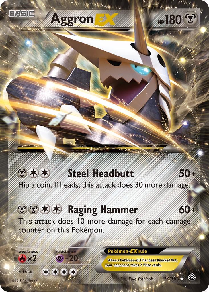 Aggron EX (93/160) [XY: Primal Clash] | Galactic Gamez