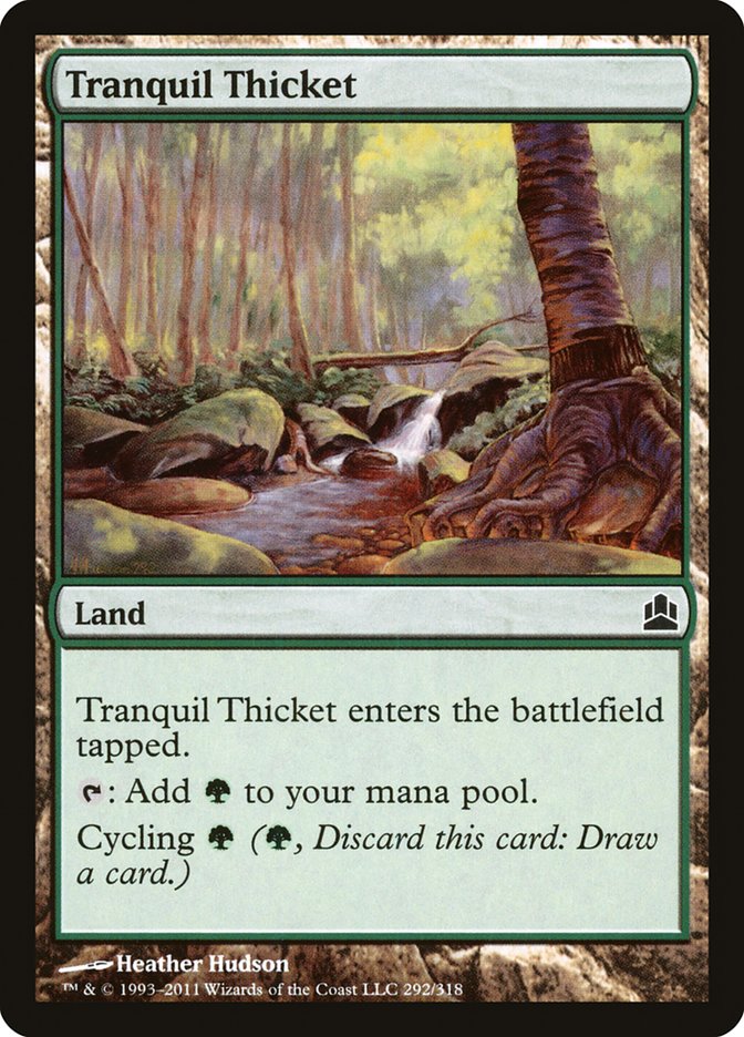 Tranquil Thicket [Commander 2011] | Galactic Gamez
