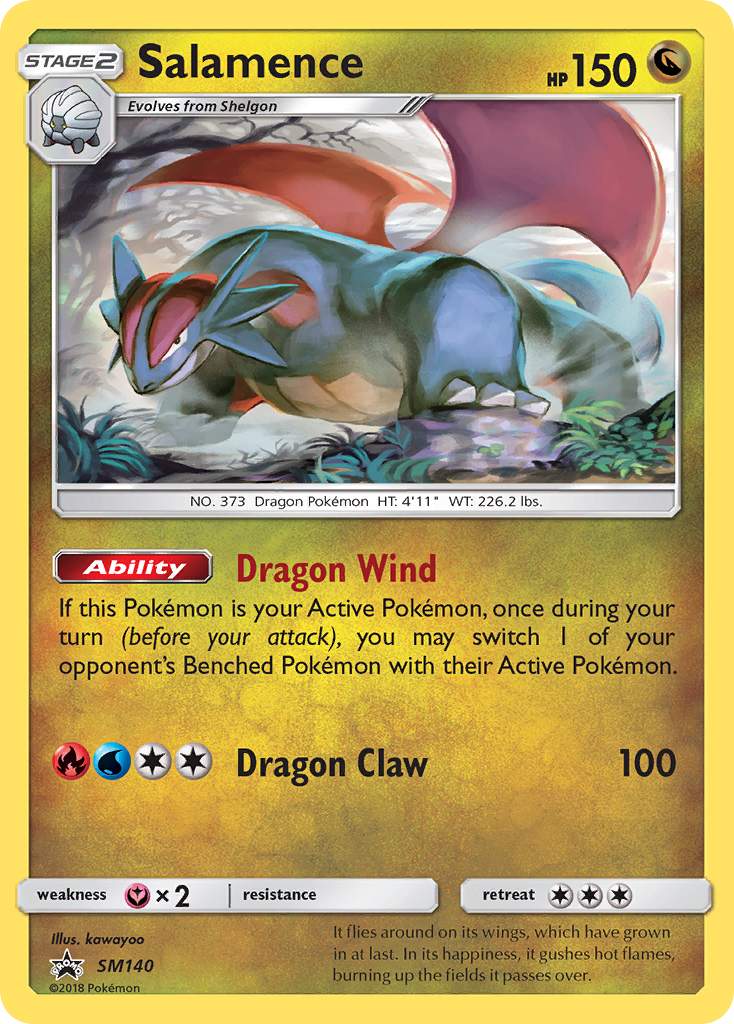 Salamence (SM140) [Sun & Moon: Black Star Promos] | Galactic Gamez