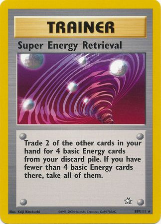 Super Energy Retrieval (89/111) [Neo Genesis Unlimited] | Galactic Gamez