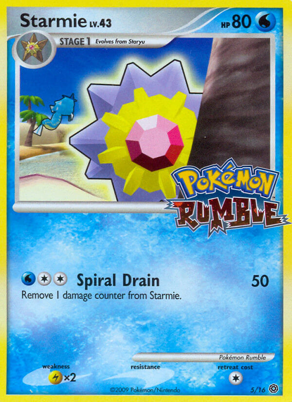 Starmie (5/16) [Pokémon Rumble] | Galactic Gamez