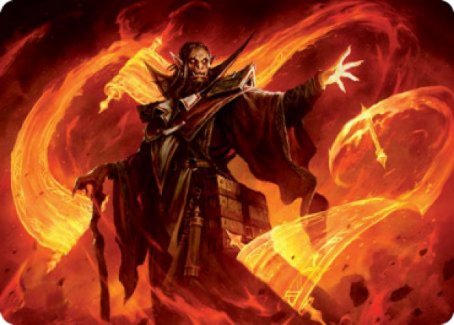 Plargg, Dean of Chaos Art Card [Strixhaven: School of Mages Art Series] | Galactic Gamez