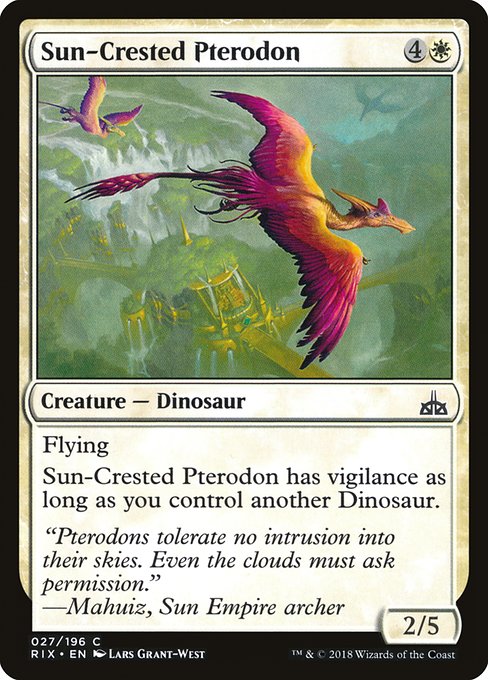 Sun-Crested Pterodon [Rivals of Ixalan] | Galactic Gamez