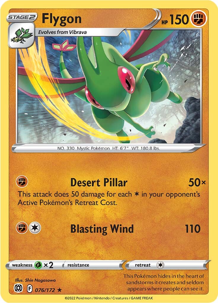 Flygon (076/172) [Sword & Shield: Brilliant Stars] | Galactic Gamez