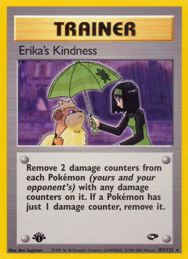 Erika's Kindness (103/132) [Gym Challenge 1st Edition] | Galactic Gamez