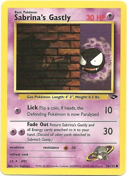 Sabrina's Gastly (96/132) [Gym Challenge Unlimited] | Galactic Gamez