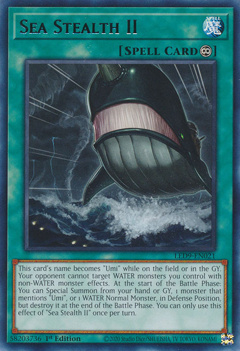 Sea Stealth II [LED9-EN021] Rare | Galactic Gamez