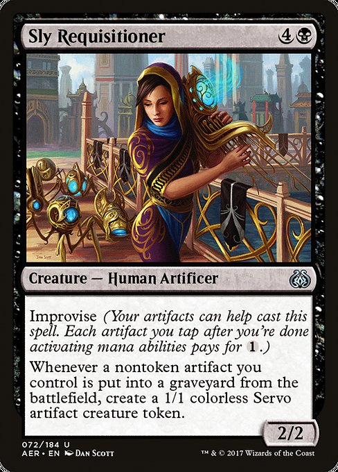 Sly Requisitioner [Aether Revolt] | Galactic Gamez
