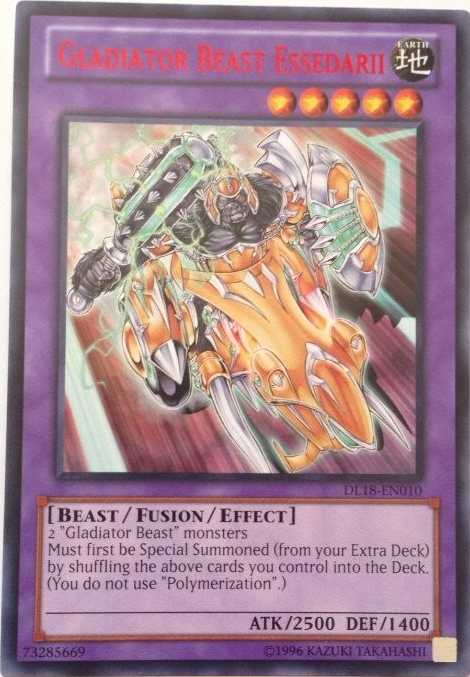 Gladiator Beast Essedarii (Red) [DL18-EN010] Rare | Galactic Gamez