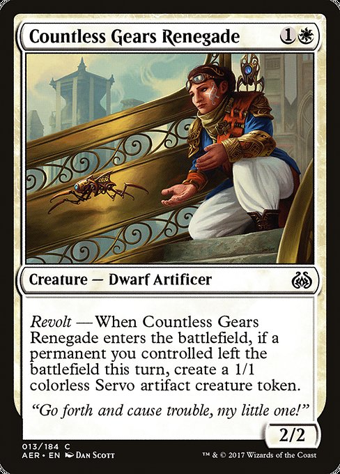 Countless Gears Renegade [Aether Revolt] | Galactic Gamez
