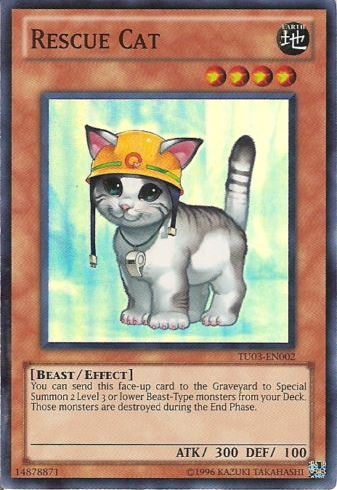 Rescue Cat [TU03-EN002] Super Rare | Galactic Gamez