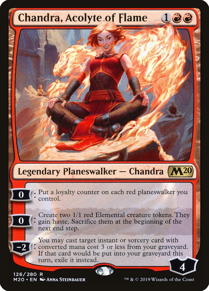 Chandra, Acolyte of Flame [Core Set 2020] | Galactic Gamez