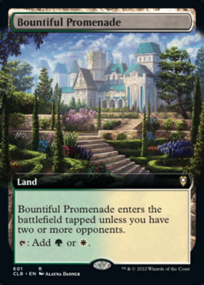 Bountiful Promenade (Extended Art) [Commander Legends: Battle for Baldur's Gate] | Galactic Gamez