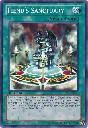 Fiend's Sanctuary [BP01-EN076] Starfoil Rare | Galactic Gamez