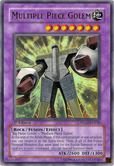 Multiple Piece Golem [TDGS-EN038] Ultra Rare | Galactic Gamez