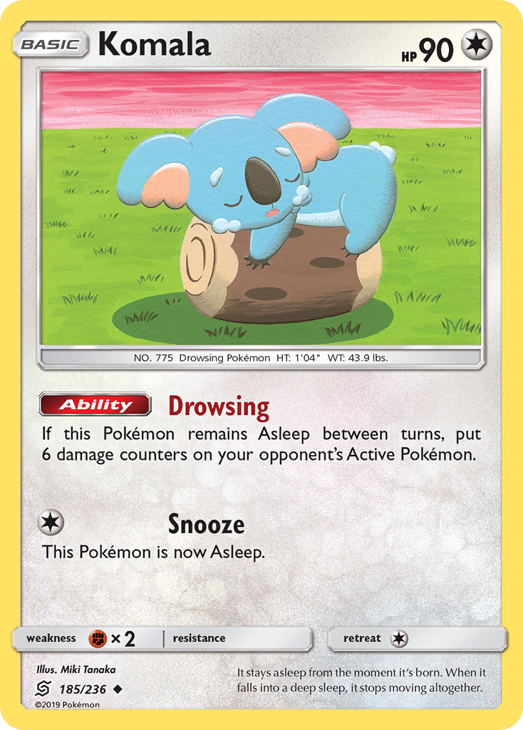 Komala (185/236) [Sun & Moon: Unified Minds] | Galactic Gamez