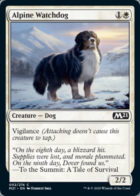 Alpine Watchdog [Core Set 2021] | Galactic Gamez