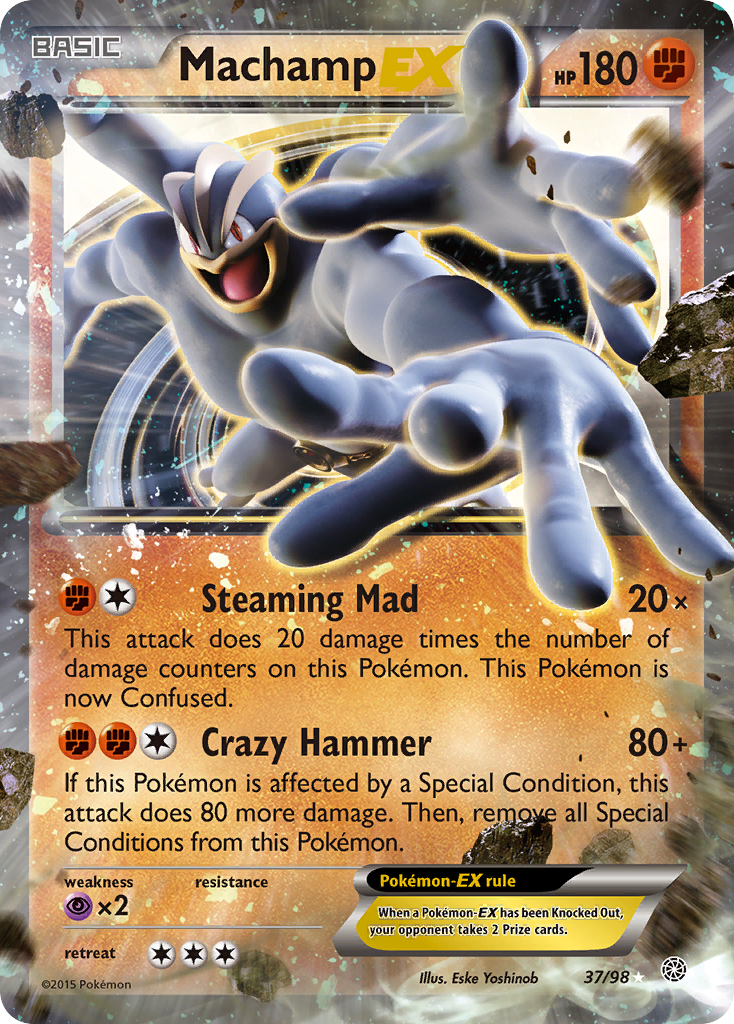 Machamp EX (37/98) [XY: Ancient Origins] | Galactic Gamez