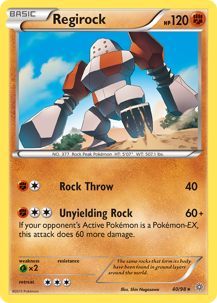 Regirock (40/98) [XY: Ancient Origins] | Galactic Gamez