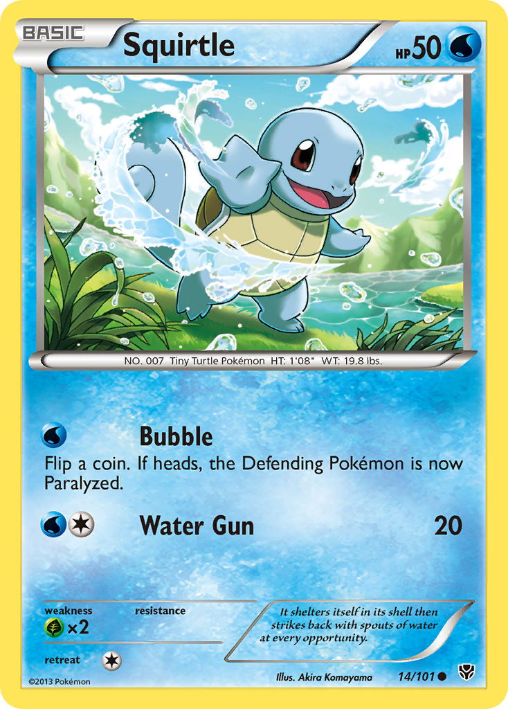 Squirtle (14/101) [Black & White: Plasma Blast] | Galactic Gamez