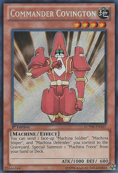 Commander Covington [LCYW-EN167] Secret Rare | Galactic Gamez