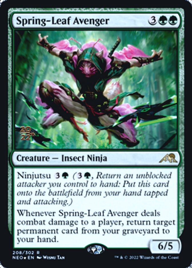 Spring-Leaf Avenger [Kamigawa: Neon Dynasty Prerelease Promos] | Galactic Gamez