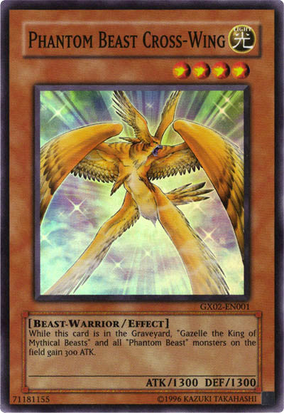 Phantom Beast Cross-Wing [GX02-EN001] Super Rare | Galactic Gamez