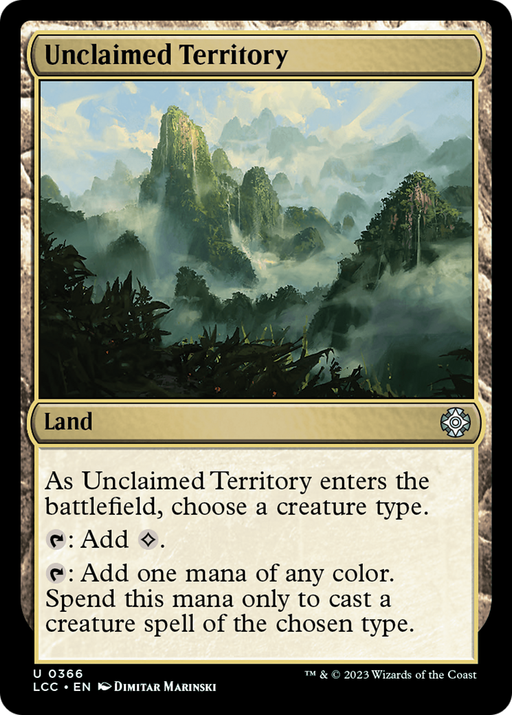 Unclaimed Territory [The Lost Caverns of Ixalan Commander] | Galactic Gamez
