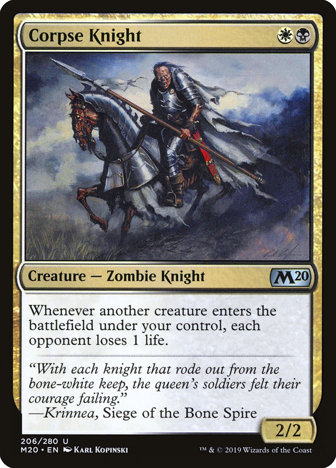 Corpse Knight [Core Set 2020] | Galactic Gamez