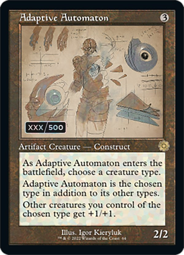 Adaptive Automaton (Retro Schematic) (Serial Numbered) [The Brothers' War Retro Artifacts] | Galactic Gamez
