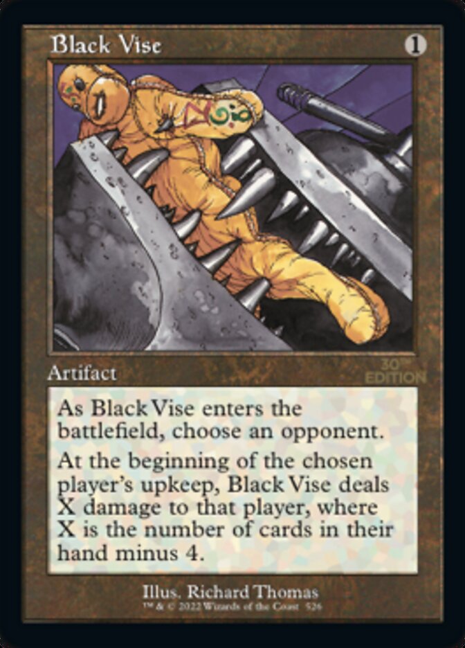 Black Vise (Retro) [30th Anniversary Edition] | Galactic Gamez