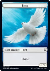 Bird // Spirit Double-sided Token [Kaldheim Commander Tokens] | Galactic Gamez