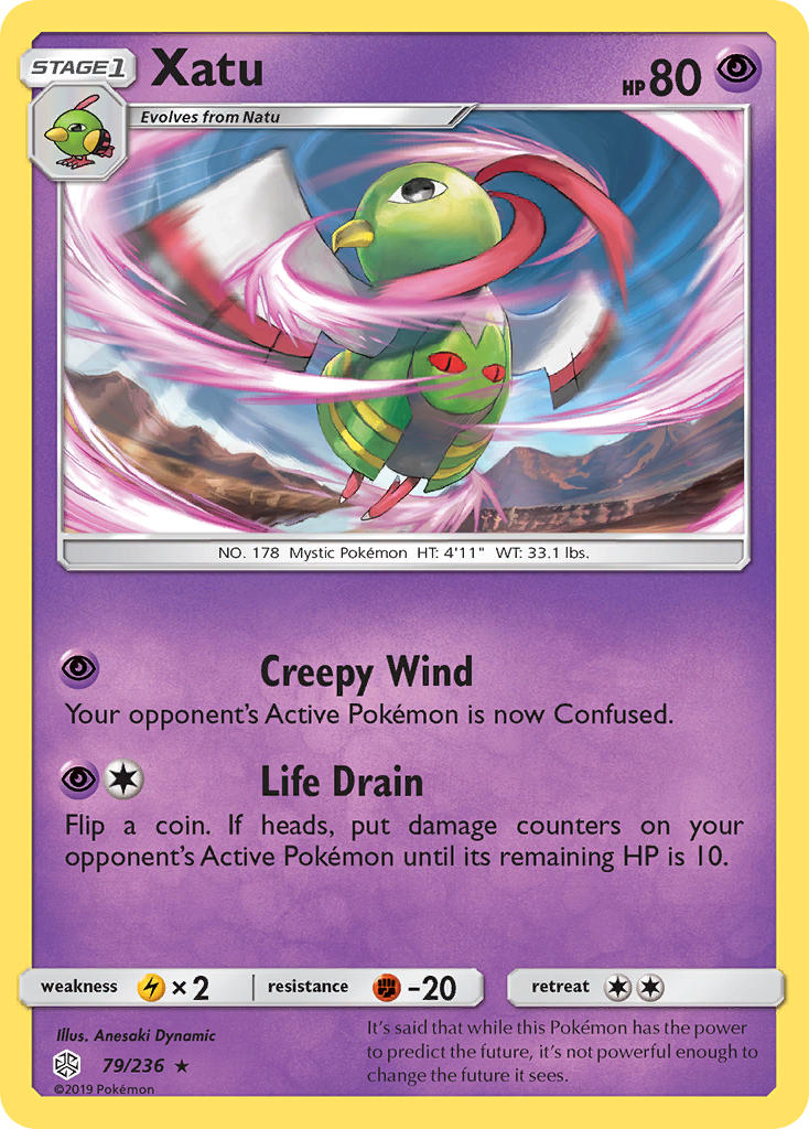 Xatu (79/236) [Sun & Moon: Cosmic Eclipse] | Galactic Gamez