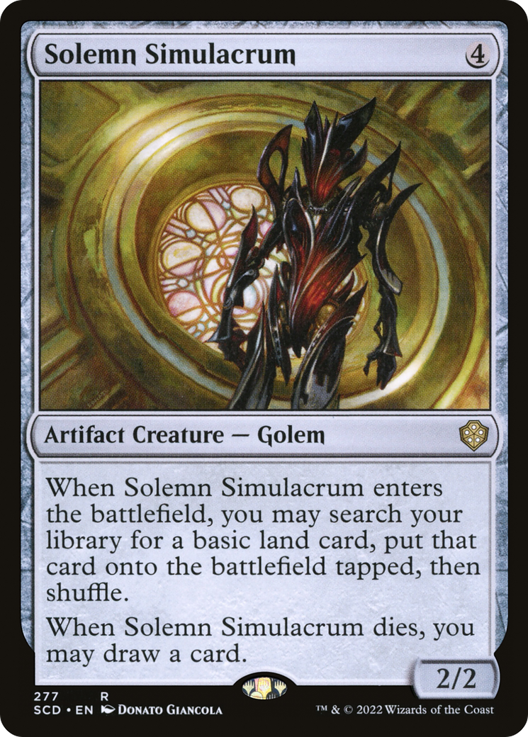 Solemn Simulacrum [Starter Commander Decks] | Galactic Gamez