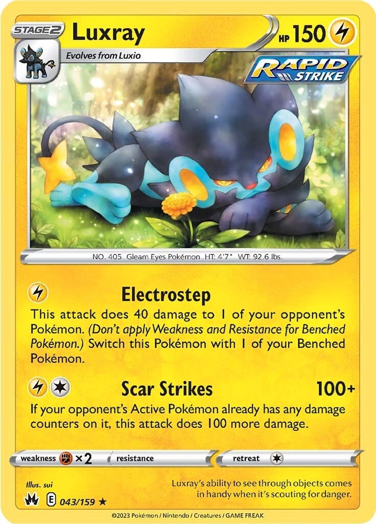 Luxray (043/159) (43) [Sword & Shield: Crown Zenith] | Galactic Gamez