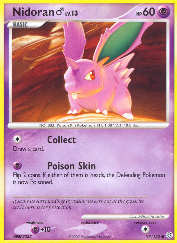 Nidoran (97/132) (Male) [Diamond & Pearl: Secret Wonders] | Galactic Gamez