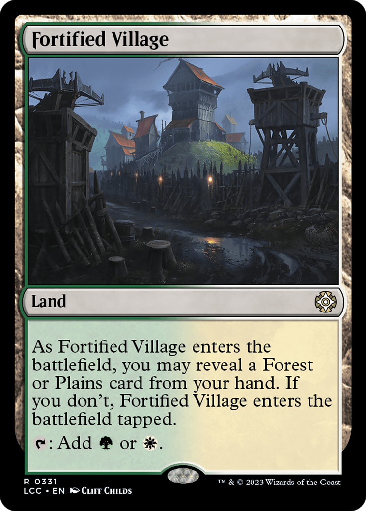 Fortified Village [The Lost Caverns of Ixalan Commander] | Galactic Gamez