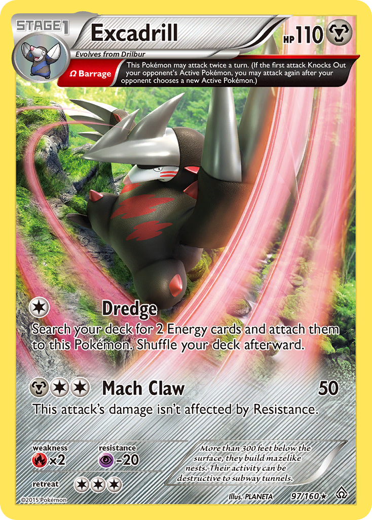 Excadrill (97/160) [XY: Primal Clash] | Galactic Gamez