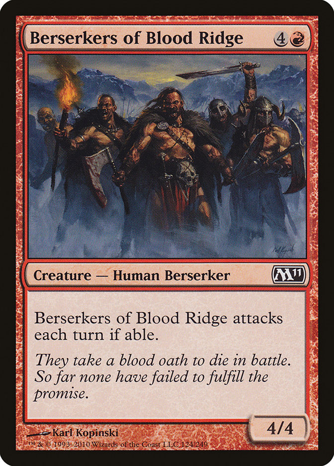Berserkers of Blood Ridge [Magic 2011] | Galactic Gamez